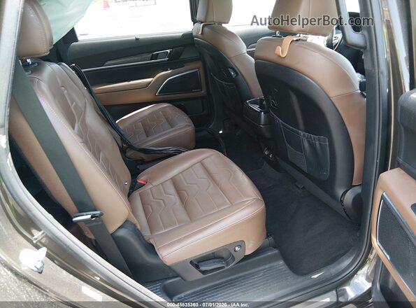 5XYP5DHC9NG217697 2022 KIA TELLURIDE Beige VIN კოდის სტიკერის ხედი