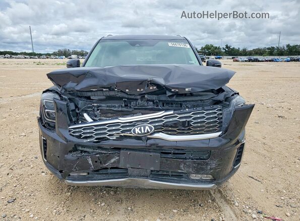 5XYP5DHCXLG072568 2020 KIA TELLURIDE Black Front view