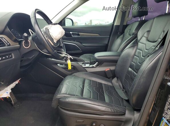 5XYP5DHCXLG072568 2020 KIA TELLURIDE Black Front interior view