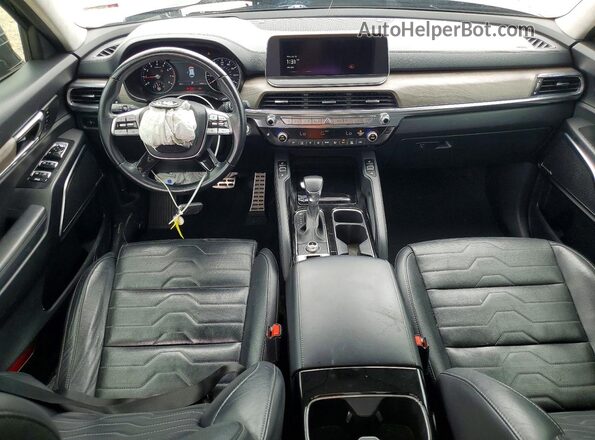 5XYP5DHCXLG072568 2020 KIA TELLURIDE Black Dashboard view