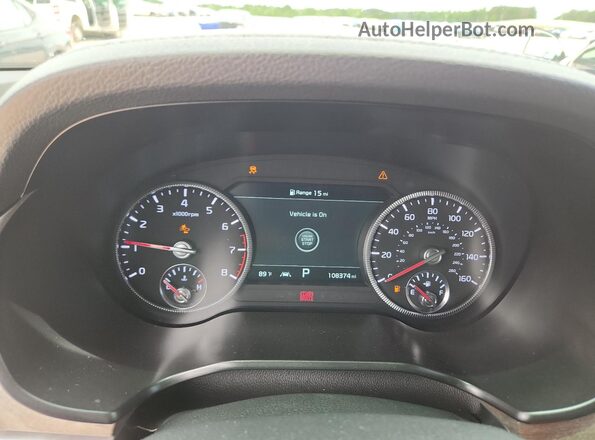 5XYP5DHCXLG073669 2020 KIA TELLURIDE Blue Widok zestawu wskaźników
