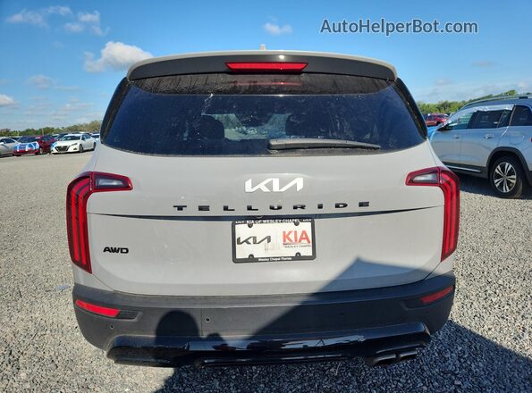 5XYP5DHCXNG313533 2022 KIA TELLURIDE Gray Vista trasera