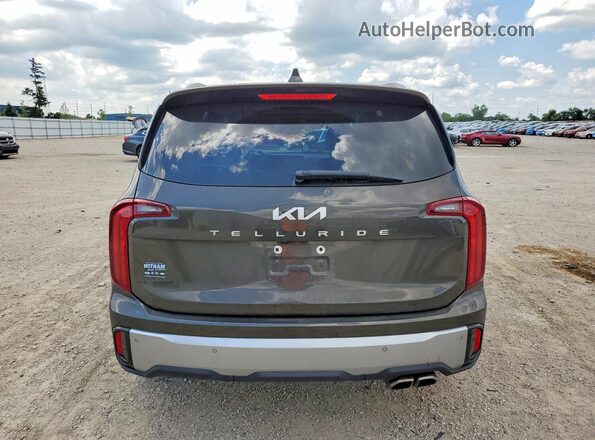 5XYP64GC1PG375128 2023 KIA TELLURIDE Brown Rear view