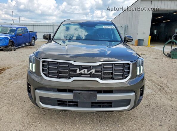 5XYP64GC1PG375128 2023 KIA TELLURIDE Brown Front view