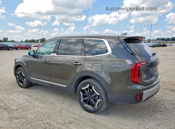 5XYP64GC1PG375128 2023 KIA TELLURIDE Brown Rear left