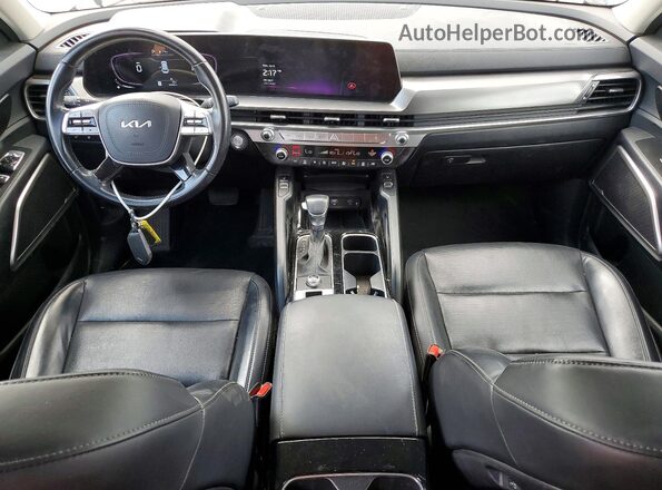 5XYP64GC1PG375128 2023 KIA TELLURIDE Brown Dashboard view