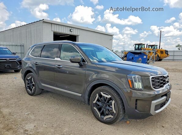 5XYP64GC1PG375128 2023 KIA TELLURIDE Brown Front right
