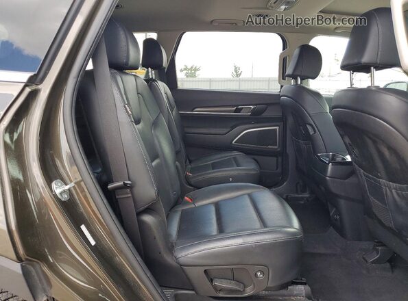 5XYP64GC1PG375128 2023 KIA TELLURIDE Brown Rear interior view