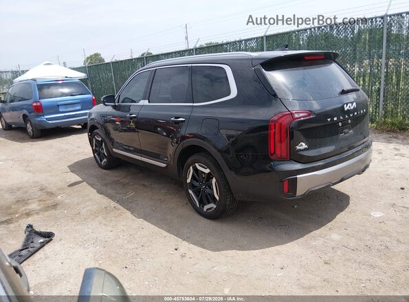 5XYP64GC2SG644701 2025 KIA TELLURIDE Black უკანა მარცხენა