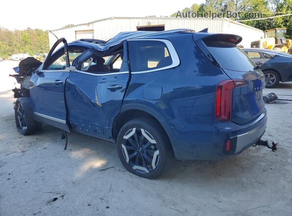 5XYP64GC2SG645802 2025 KIA TELLURIDE Blue Rear left