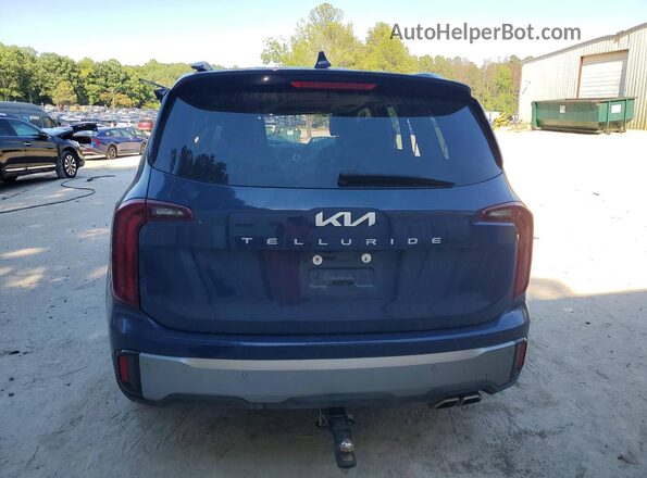 5XYP64GC2SG645802 2025 KIA TELLURIDE Blue Rear view