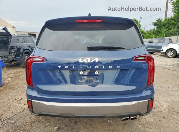 5XYP64GC4SG666411 2025 KIA TELLURIDE Blue Հետևի տեսք