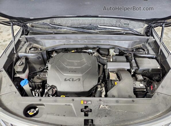 5XYP64GC5RG560107 2024 KIA TELLURIDE Black Engine compartment view