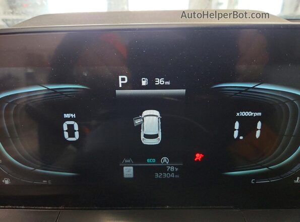 5XYP64GC5RG560107 2024 KIA TELLURIDE Black Instrument cluster view