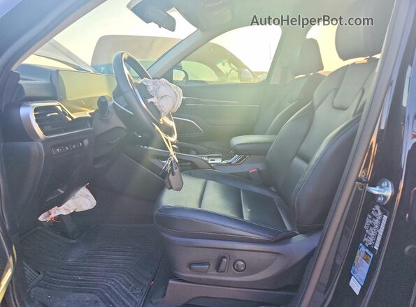 5XYP64GC5SG674906 2025 KIA TELLURIDE Black Widok wnętrza z przodu