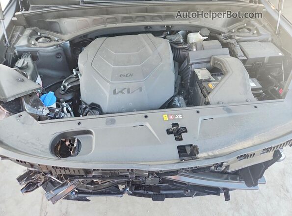 5XYP64GC5SG674906 2025 KIA TELLURIDE Black Widok komory silnika