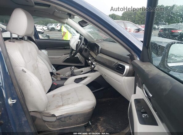 5XYP64GC7PG331277 2023 KIA TELLURIDE Blue Вид салону спереду