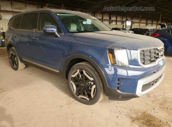 5XYP64GC7SG686166 2025 KIA TELLURIDE Blue Передня права чверть