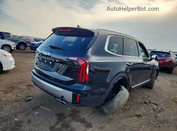 5XYP64GC8SG578980 2025 KIA TELLURIDE Черный Задняя правая четверть
