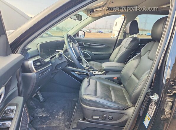 5XYP64GC8SG578980 2025 KIA TELLURIDE Черный Вид салона спереди