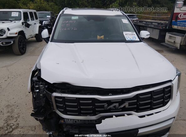 5XYP64GC8SG626672 2025 KIA TELLURIDE White Vista del cuadro de instrumentos