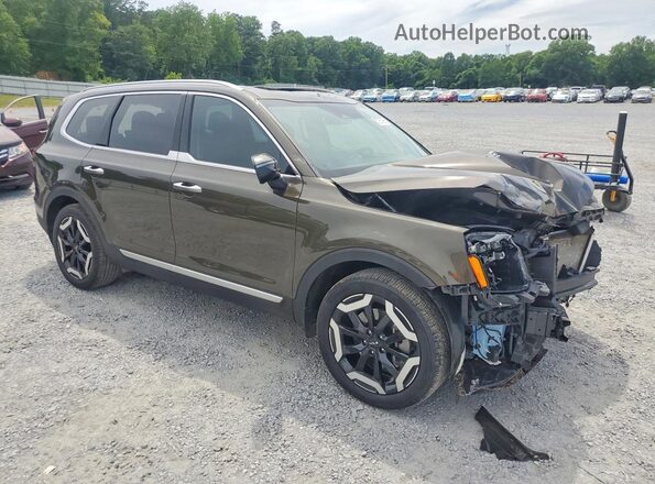 5XYP64GCXSG613373 2025 KIA TELLURIDE Black Przód prawy