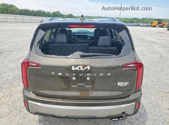 5XYP64GCXSG613373 2025 KIA TELLURIDE Black Widok z tyłu