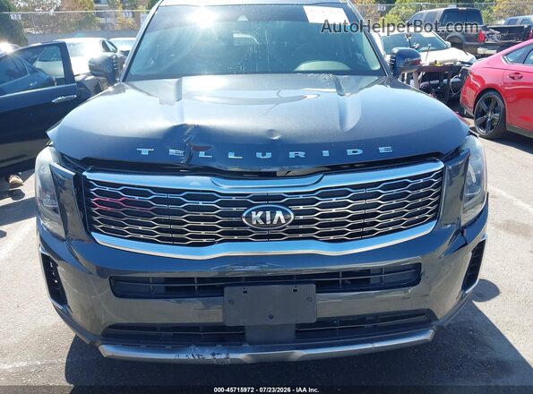 5XYP64HC1LG033168 2020 KIA TELLURIDE Gray Vista frontal