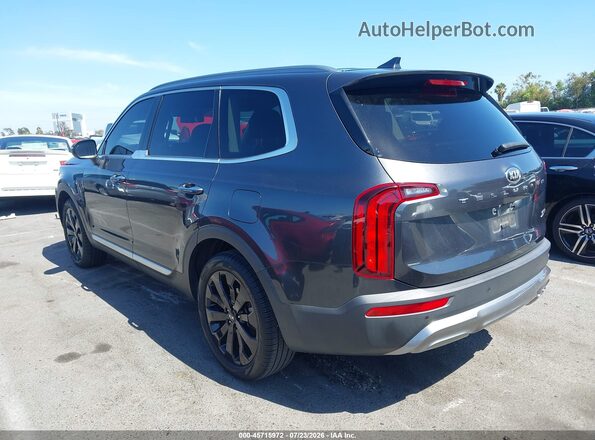 5XYP64HC1LG033168 2020 KIA TELLURIDE Gray Trasero izquierdo