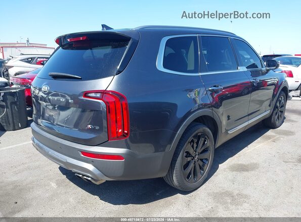 5XYP64HC1LG033168 2020 KIA TELLURIDE Gray Trasero derecho