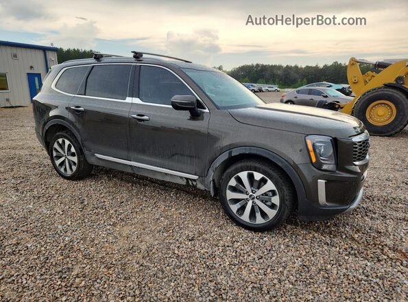5XYP64HC1LG062962 2020 KIA TELLURIDE Green Delantero derecho