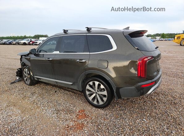 5XYP64HC1LG062962 2020 KIA TELLURIDE Green Trasero izquierdo
