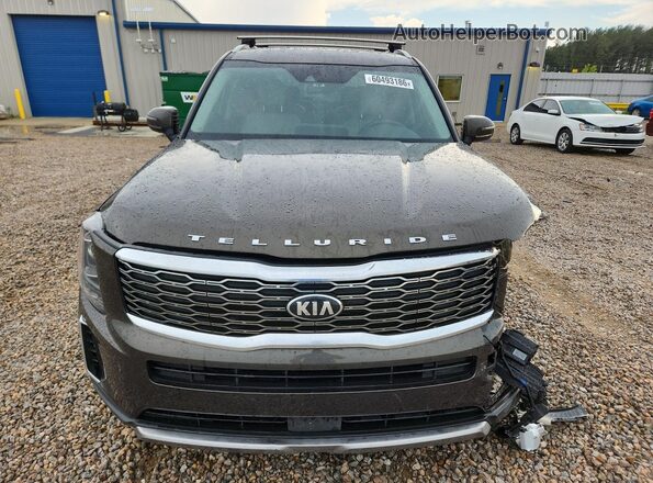 5XYP64HC1LG062962 2020 KIA TELLURIDE Green Vista frontal