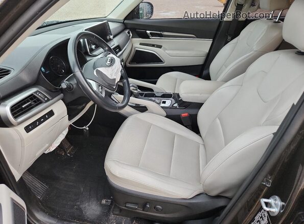 5XYP64HC1LG062962 2020 KIA TELLURIDE Green Vista interior delantera
