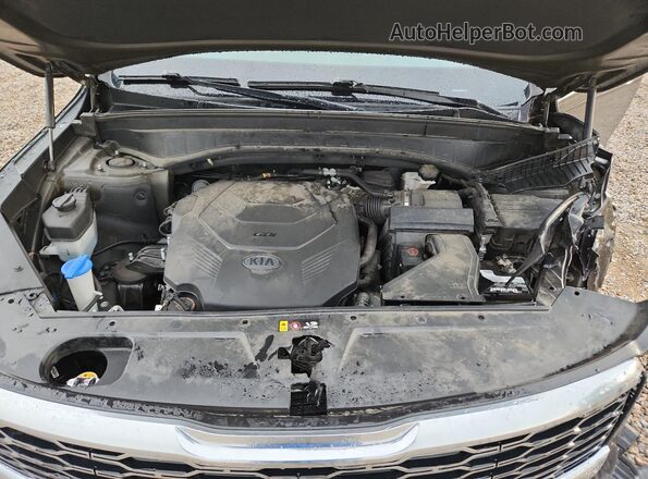 5XYP64HC1LG062962 2020 KIA TELLURIDE Green Vista del compartimento del motor