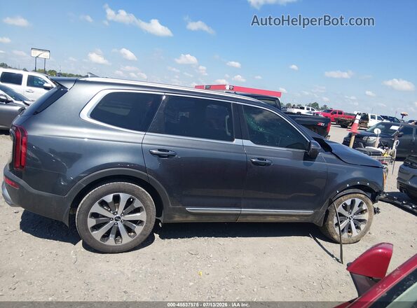 5XYP64HC2LG036094 2020 KIA TELLURIDE Gray Vista interior trasera
