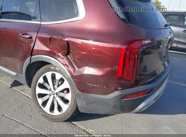 5XYP64HC2LG095324 2020 KIA TELLURIDE Burgundy 
