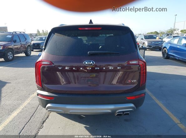 5XYP64HC2LG095324 2020 KIA TELLURIDE Burgundy 