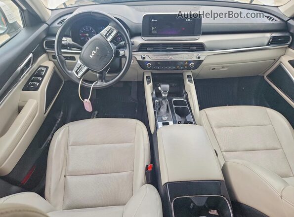 5XYP64HC2NG198150 2022 KIA TELLURIDE White Dashboard view
