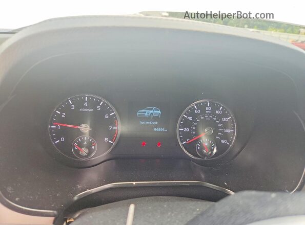 5XYP64HC2NG198150 2022 KIA TELLURIDE White Instrument cluster view