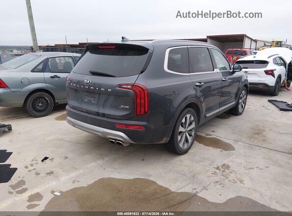 5XYP64HC3LG013732 2020 KIA TELLURIDE Gray Trasero derecho