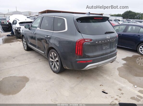 5XYP64HC3LG013732 2020 KIA TELLURIDE Gray Trasero izquierdo