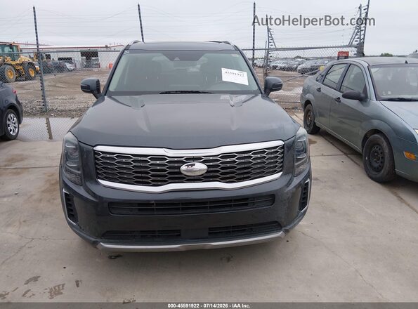5XYP64HC3LG013732 2020 KIA TELLURIDE Gray Vista del salpicadero