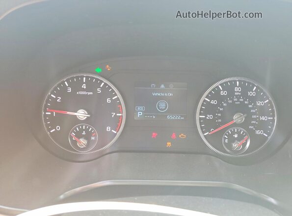 5XYP64HC3MG099142 2021 KIA TELLURIDE Коричневый Вид щитка приборов