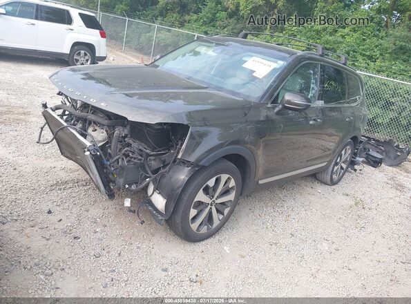 5XYP64HC4LG062650 2020 KIA TELLURIDE Серый Передняя левая четверть