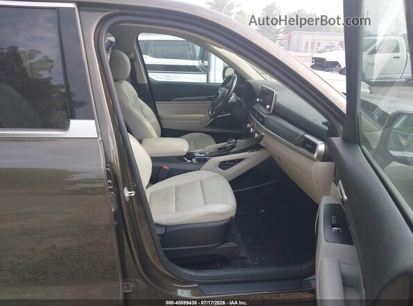 5XYP64HC4LG062650 2020 KIA TELLURIDE Серый Вид салона спереди