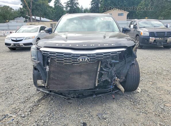 5XYP64HC4MG122346 2021 KIA TELLURIDE Black Widok z przodu