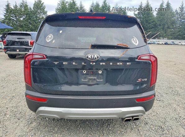 5XYP64HC4MG122346 2021 KIA TELLURIDE Black Widok z tyłu
