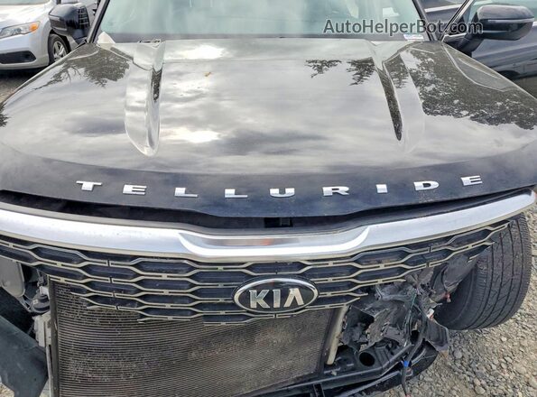 5XYP64HC4MG122346 2021 KIA TELLURIDE Black Widok wnętrza z tyłu