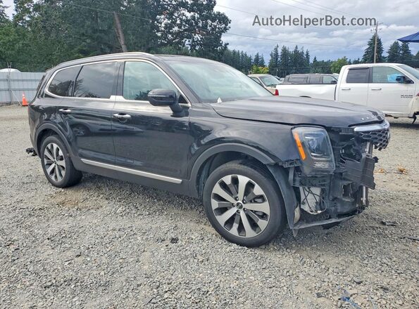 5XYP64HC4MG122346 2021 KIA TELLURIDE Black Przód prawy